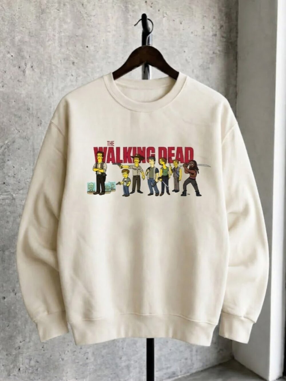 The Walking Dead Sweatshirt, Horror TV Series Graphic Pullover, Zombie Style